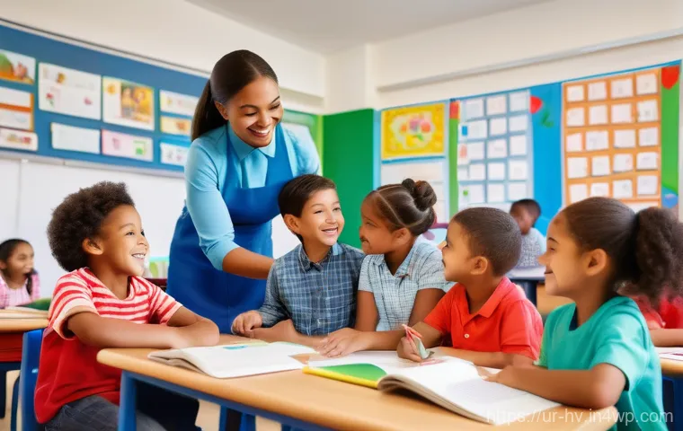 소셜 임팩트 측정 결과 발표를 위한 팁 - Image Prompt 1: Joyful Learning in a Community Classroom** 소셜 임팩트 측정 결과 발표를 위한 팁 - Image Prompt 1: Joyful Learning in a Community Classroom**